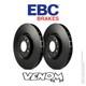 Disques De Frein Avant Oe Ebc 245 Mm Pour Ford Cortina Mk1 1.5 Gt 65-66 D011