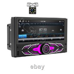 Double 2 Din pour Apple Carplay Android 13 6.86 Radio Stéréo GPS Navi FM Cam