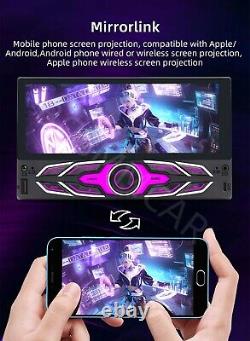 Double 2 Din pour Apple Carplay Android 13 6.86 Radio Stéréo GPS Navi FM Cam
