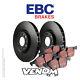 Ebc Kit De Frein Avant Disques Et Pads Pour Ford Escort Mk1 1.6 Rs 115 70-72