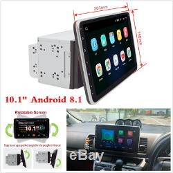 Écran Tactile Android 8.1 2din 10.1 Car Radio Stéréo Gps Dab 4g Wifi Mlk 1 + 16g