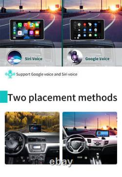 Écran tactile 12V 7,5 pouces pour lecteur multimédia de tableau de bord de voiture avec Carplay sans fil