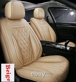 Ensemble Complet Leather5-sièges D'auto Seat Cover Coussins Oreiller Intérieur Accessoires