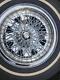 Ensemble De 4 Roues à Jantes En Fil Chromé Pour Ford Anglia Cortina Mk1 Mk2 Escort Hillman