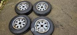 Ensemble de 4 roues en acier sportives originales Escort Mk2 Cortina Mk3 Mk4 Mk5 fléchettes