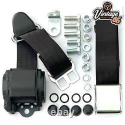 Ensemble de ceinture de sécurité avant entièrement automatique avec boucle chromée à inertie pour les Ford classiques