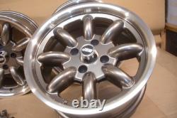 Ensemble de jantes en alliage Capri Escort Cortina Ford 7x15 Deep Dish Style Jbw Minilight