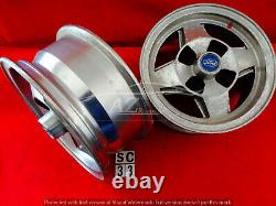 Ensemble de rideaux pour Ford Escort BWA 12 x 5 avec cercle de roue en alliage 2 pièces