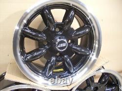Ensemble de roues en alliage Ford Escort Cortina Capri 6x13 Jantes JBW Minilight Style 13x6