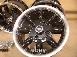 Ensemble de roues en alliage Ford Escort Cortina Capri 6x13 Jantes JBW Minilight Style 13x6