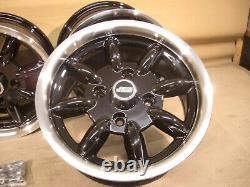 Ensemble de roues en alliage Ford Escort Cortina Capri 6x13 Jantes JBW Minilight Style 13x6