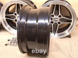 Ensemble de roues en alliage Jbw Rs4 7x15 pour Capri Cortina Escort Ford Etc 15x7 Style à rayons