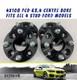 Entretoises De Jantes En Alliage 20 Mm 25 Mm Pour Ford B-max Escort Noires, Centrage De Moyeu 4x108 63,4