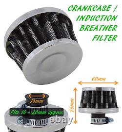 FILTRE À AIR MINI RESPIRATEUR D'HUILE UNIVERSEL - CARBURANT MOTEUR DE CARTER - CARBONE - Ford 1