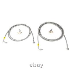 Flexibles de frein en acier inoxydable HEL FOR-3-707 adaptés à la Ford Cortina MK2 tous modèles 1966-1970