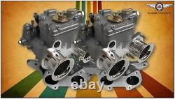 Ford 2l Pinto Escort Cortina Fajs Twin 40 Dcoe (weber) Kit De Carburateur Sidedraft