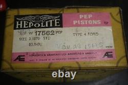 Ford Cortina Capri Escort 1300 1968-70 pistons 80.949mm STD 2735E Hepolite 17562