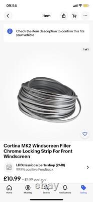 Ford Cortina Mk2 1600e Kit Complet en Caoutchouc Comprend Tout Dans la Description