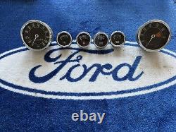 Ford Cortina Mk 2 1600e Gt Jauges Température d'huile Carburant Ampères Compteur de vitesse Compte-tours