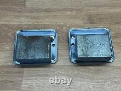 Ford Cortina mk2 Chrome Silver X2 En bon état de marche Articles arrière