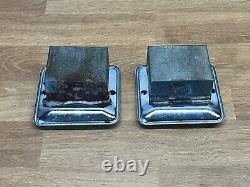 Ford Cortina mk2 Chrome Silver X2 En bon état de marche Articles arrière