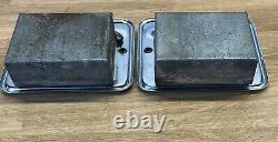 Ford Cortina mk2 Chrome Silver X2 En bon état de marche Articles arrière