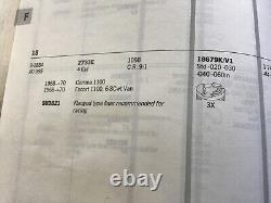 Ford Escort / Cortina 1098cc +. 030 Pistons 2733E, 1968/70