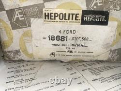 Ford Escort MK1 Capri, Cortina MK2 1300 cc Plus 20 Pistons Hepolite NOS