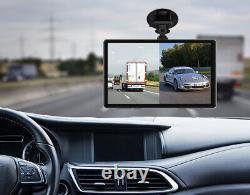 Gps Wifi 7in Car Dash Cam Camcorder Night Vision Dvr Dashboard Enregistreur Caméra