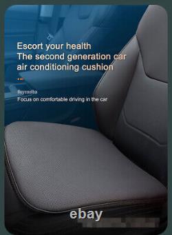 Housses de siège de voiture à trois vitesses, avec ventilateur ventilé, coussin rafraîchissant, accessoires intérieurs pour l'été.