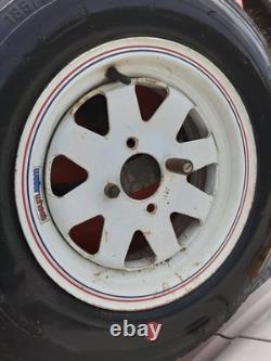Jantes Weller Ford 4x108 5,5x13 Escort Cortina Capri Kit Car Hot Rod Ovales
