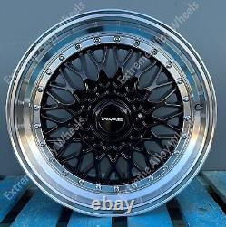 Jantes en alliage 15 RS pour Ford B Max Cortina Courier Ecosport 4x108 Noires