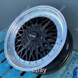 Jantes en alliage 15 RS pour Ford B Max Cortina Courier Ecosport 4x108 Noires