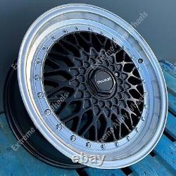 Jantes en alliage 15 RS pour Ford B Max Cortina Courier Ecosport 4x108 Noires