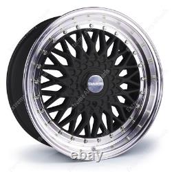 Jantes en alliage 15 RS pour Ford B Max Cortina Courier Ecosport 4x108 Noires