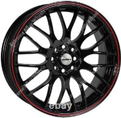 Jantes en alliage 16 Motion pour Ford B Max Cortina Courier Ecosport 4x108 Noires