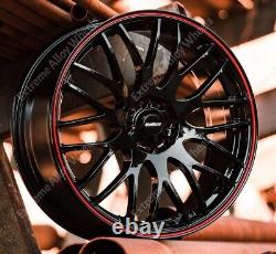 Jantes en alliage 16 Motion pour Ford B Max Cortina Courier Ecosport 4x108 Noires