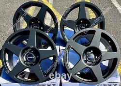 Jantes en alliage 17 pouces Cinq pour Ford B Max Cortina Courier Ecosport 4x108 Noir