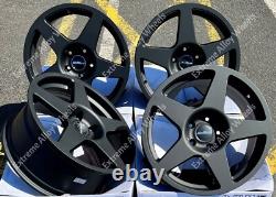 Jantes en alliage 17 pouces Cinq pour Ford B Max Cortina Courier Ecosport 4x108 Noir