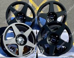 Jantes en alliage 17 pouces Cinq pour Ford B Max Cortina Courier Ecosport 4x108 Noir