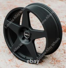 Jantes en alliage 17 pouces Cinq pour Ford B Max Cortina Courier Ecosport 4x108 Noir