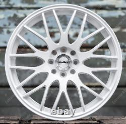 Jantes en alliage blanc 17 pouces compatibles avec Ford B Max Cortina Courier Ecosport 4x108