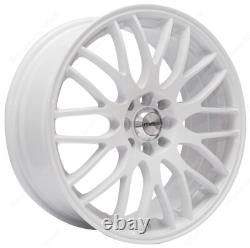 Jantes en alliage blanc 17 pouces compatibles avec Ford B Max Cortina Courier Ecosport 4x108