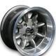 Jantes En Alliage Style Maxilite Minilite Anthracite Ford Cortina Mk2 4x108 6x13 Et16