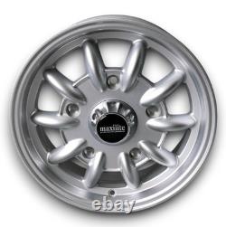 Jantes en alliage style Minilite pour Ford Cortina MK2 9x13 ET -12