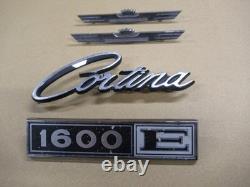 Jeu d’emblèmes Ford Cortina Mk2 1600E