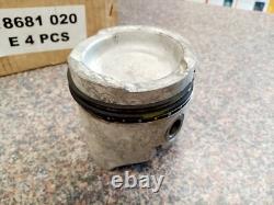 Jeu de pistons Ford 1300 early x-flow (4) 2735E Capri Cortina Escort 020/030/060
