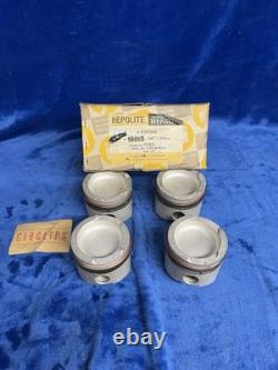 Jeu de pistons neufs + 40 Hepolit pour Ford Escort Mk1 Mk2 Cortina Mk2,3 1.6 Xflow