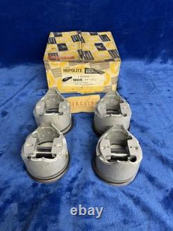 Jeu de pistons neufs + 40 Hepolit pour Ford Escort Mk1 Mk2 Cortina Mk2,3 1.6 Xflow
