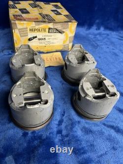 Jeu de pistons neufs + 40 Hepolit pour Ford Escort Mk1 Mk2 Cortina Mk2,3 1.6 Xflow